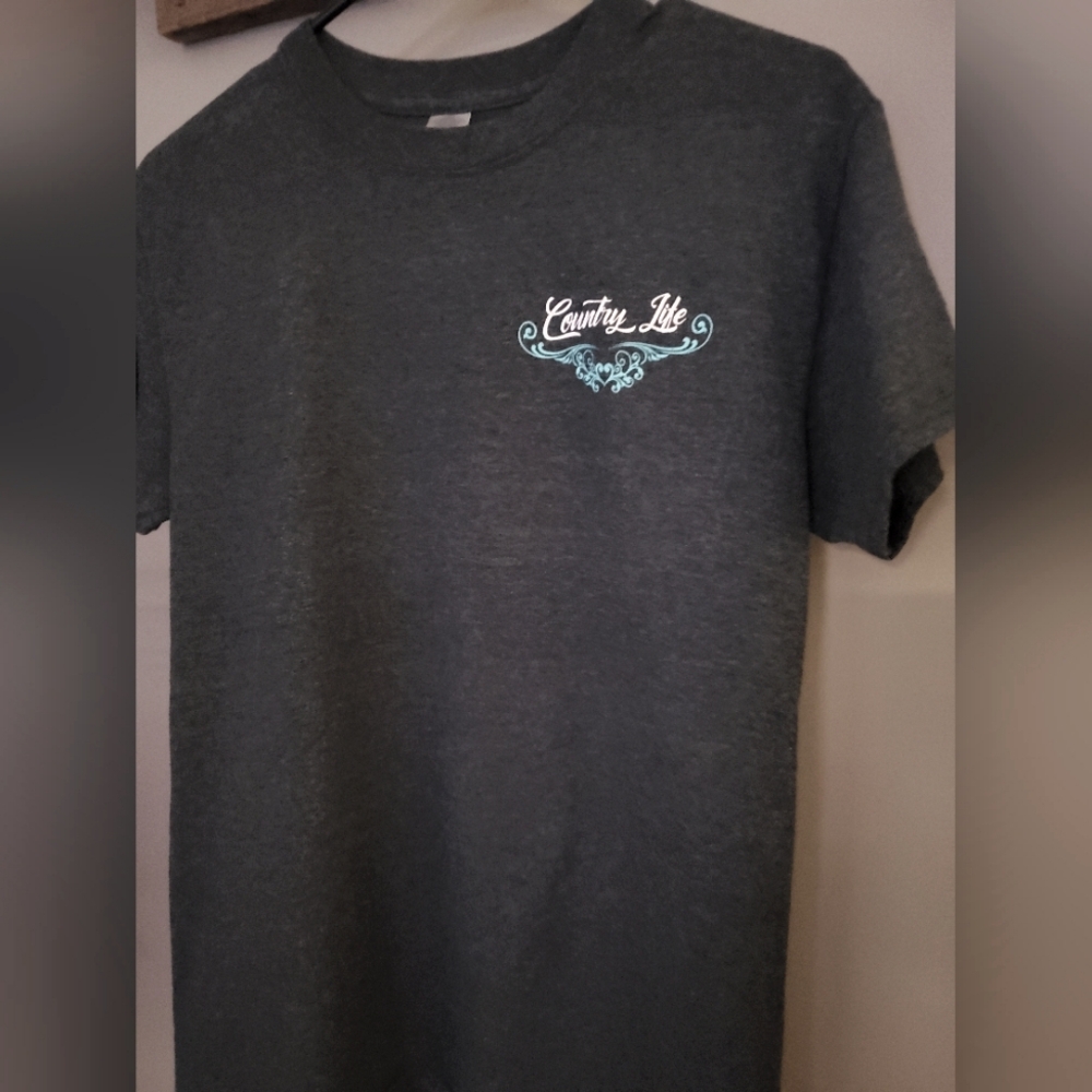 Graphic/slogan Gray T-Shirt
